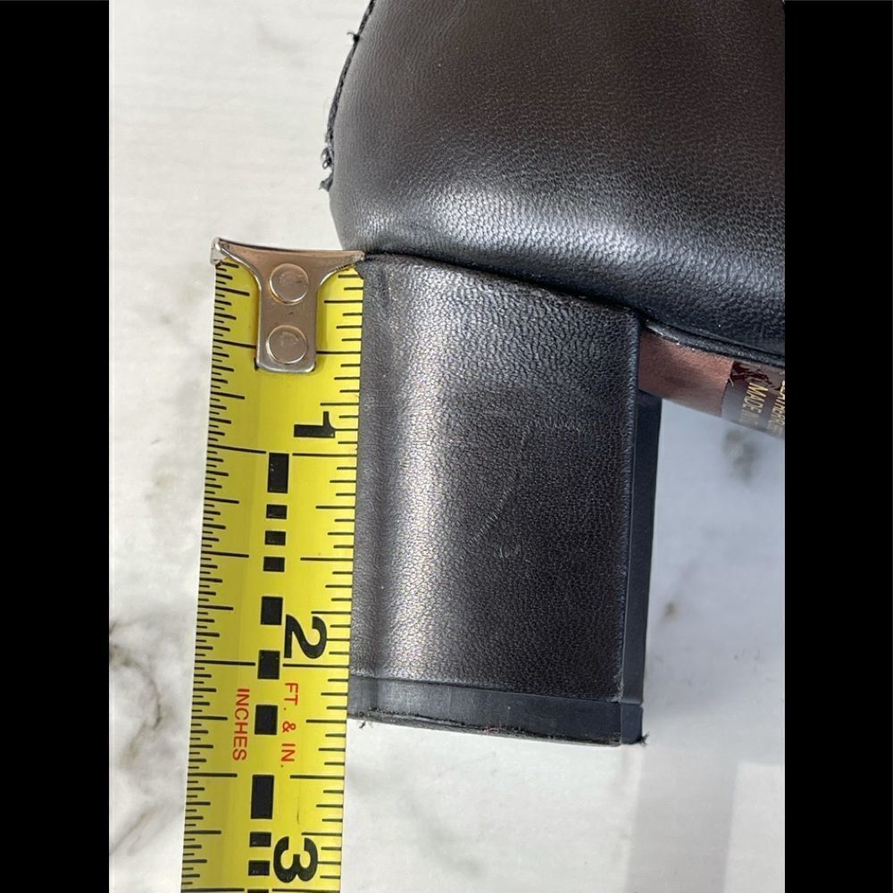 AGL Black Leather Cap Toe Booties 36 - Picture 11 of 11